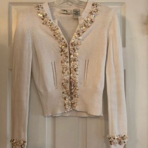 Price drop!! Milly real shell detailed cardigan